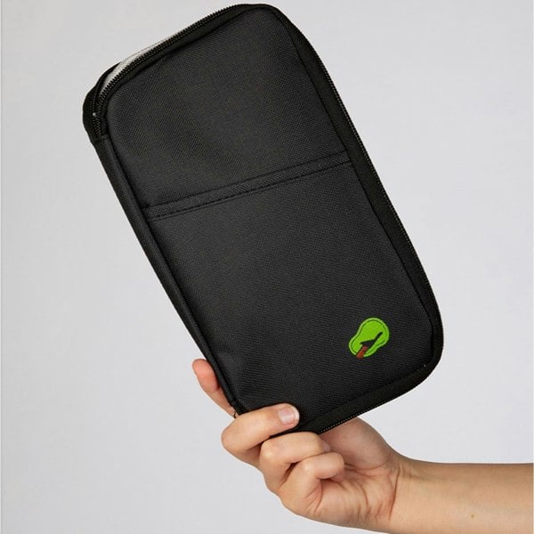 Aquarius Travel Document and Passport Holders With a Zip-Up Design