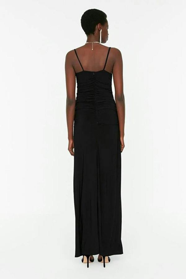 WOVCOR Knitted Long Elegant Evening Dress