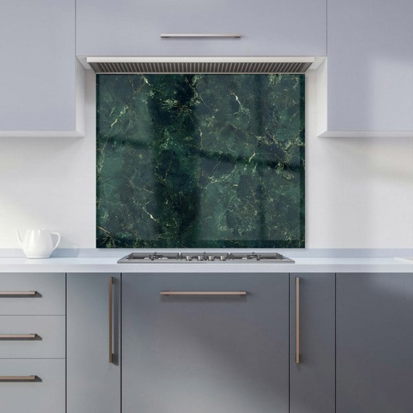 Warren Reed - Designer Deep Green Quartz Effect Kitchen Splashback