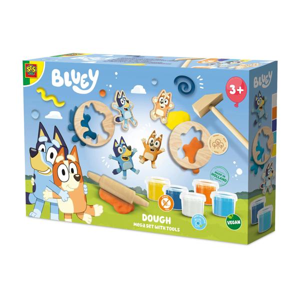 Bluey - Dough Mega Set 5 × 90 g with Tools