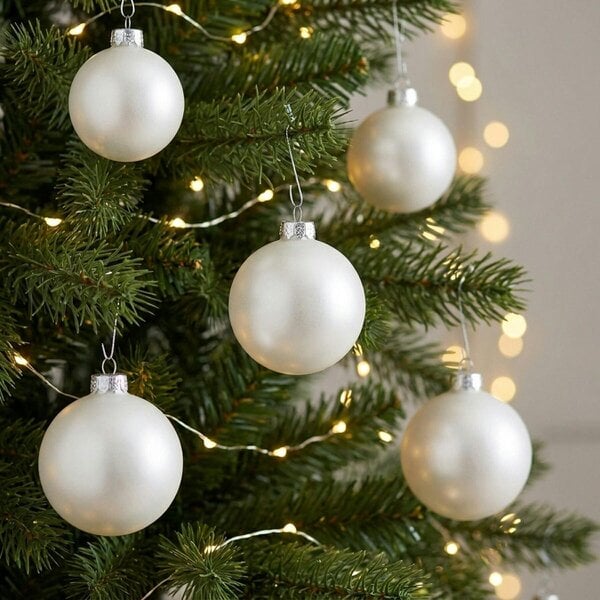 Garden Greatness Mixed Size Christmas Baubles 25 Pack - Red