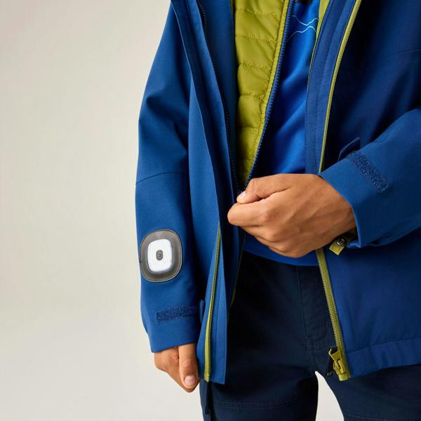 Regatta Childrens/Kids Trekktain 3 in 1 Jacket - Aviator Blue/Golden Cypress - 