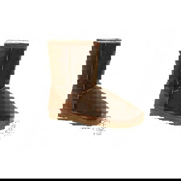 Eastern Counties Leather Mens Noah Aviator Sheepskin Boots - Chestnut