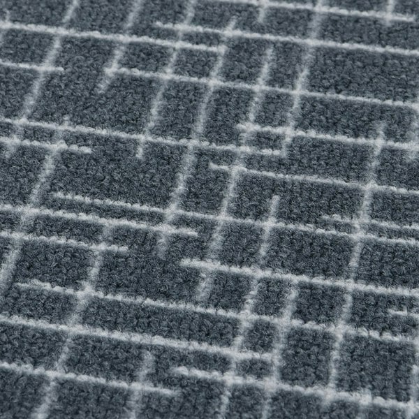 JVL Savio Machine Washable Doormat and Runner, Grey