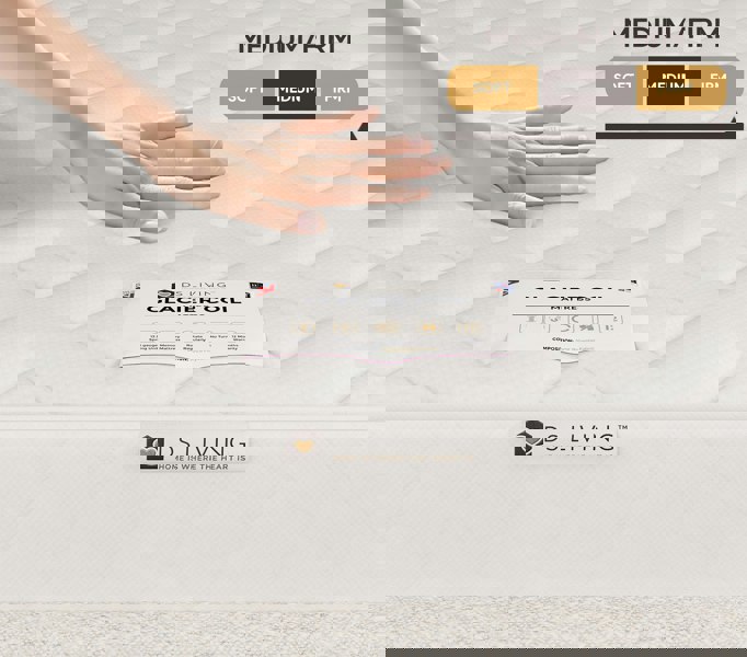 DS Living Bliss Gel Enhanced 13.5 Bonnell Spring Mattress - 5ft - King - Glacier by DS Living