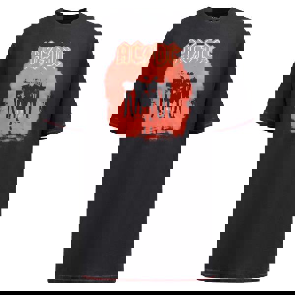 Duke Mens D555 Uxbridge AC/DC Kingsize T-Shirt - Washed Black