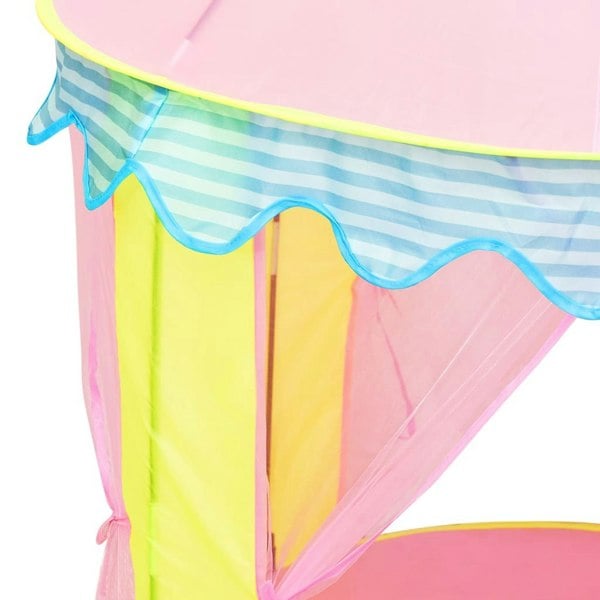 Berkfield Children Play Tent with 250 Balls Pink 100x100x127 cm