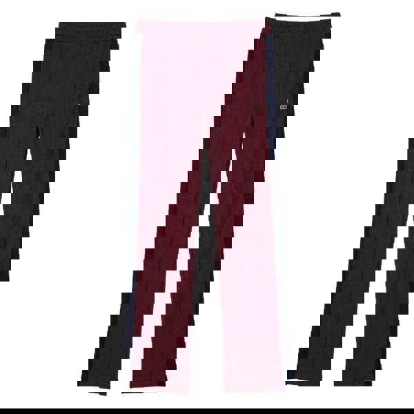 Lacoste Womens/Ladies Woven Open Hem Jogging Bottoms - Red - 