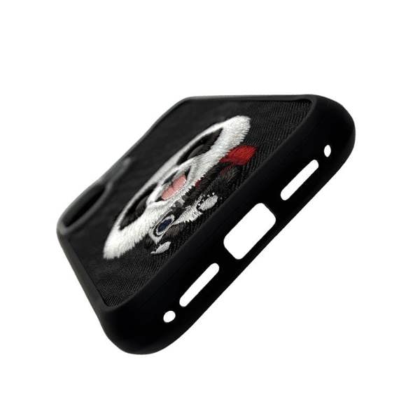 Nimmy Friends Nimmy Big Eye Cute Pet Travel Panda Case with MagSafe for iPhone 17 6.3" Black Grey - N-XDY-IP17-06-A