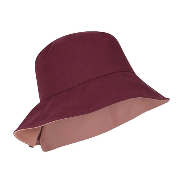 Mountain Warehouse Womens/Ladies Plain Reversible Bucket Hat - Dusky Purple - 