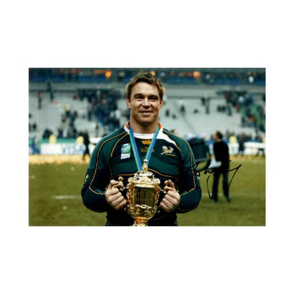 John Smit Signed 12x8 Image