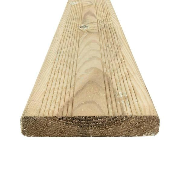 Snowdon Timber Treated Decking Board (T) 21mm (W) 120mm (L) 2.4m