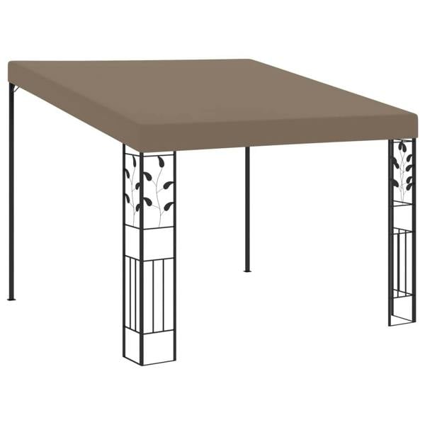 Berkfield Wall-mounted Gazebo 3x3x2.5 m Taupe