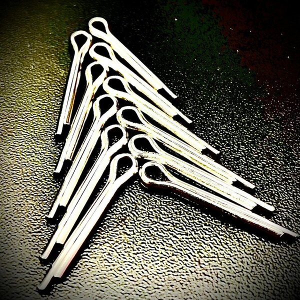 Fixaball Split Cotter Pins A2 304 Stainless Steel 1mm - 4mm Diameters