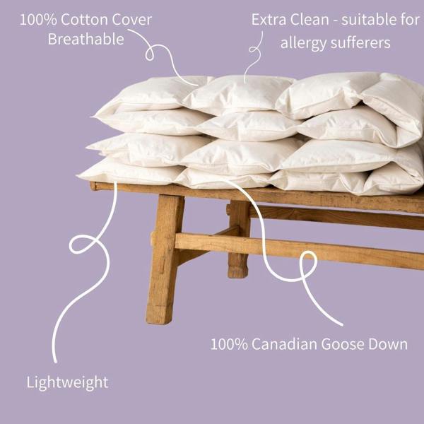 Die Zudecke 100% Canadian Goose Down Duvet - Down & Cotton