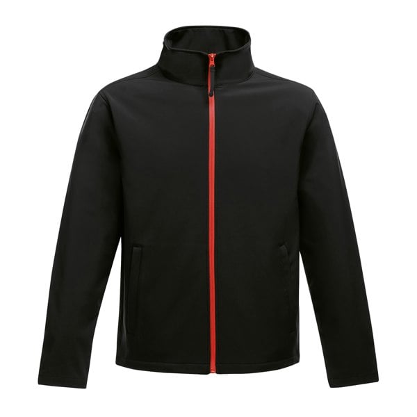 Regatta Men's Ablaze Printable Softshell Jacket - Black/Classic Red