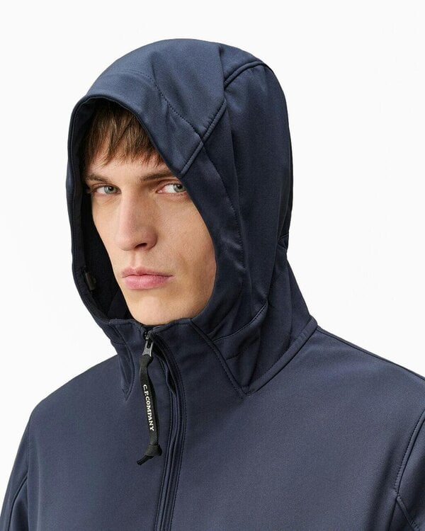 C.P. Company Lens C.P. Shell-R Hooded Mens Jacket - Total Eclipse 888