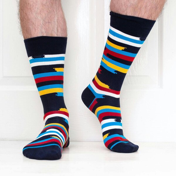 Jemsox The Weekend Getaway – 4-Pack Luxury Organic Cotton Men’s Socks - One Size 7-11