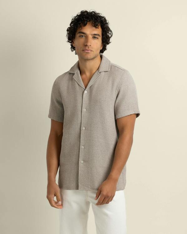 Larsson & Co Wray - Chevron Short Sleeve Shirt