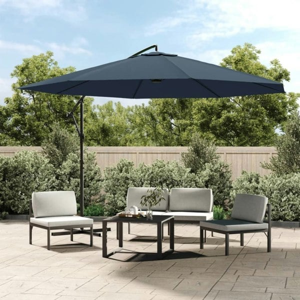 Berkfield Cantilever Umbrella 3.5 m Blue