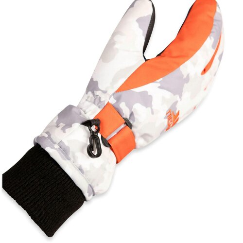 Trespass Kids Laggan Camo Winter Gloves - Grey