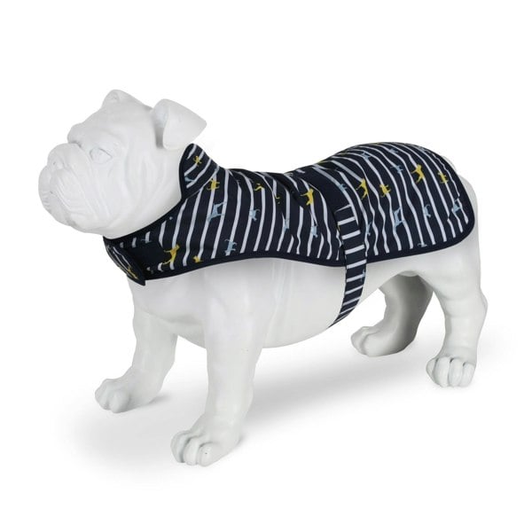 Regatta Arlo Waterproof Dog Coat - Navy Stripe