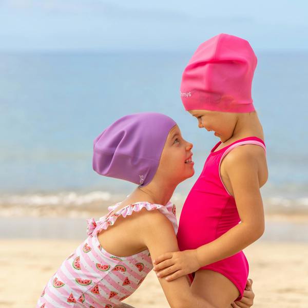 Limmys Premium Kids Long Hair Swim Caps