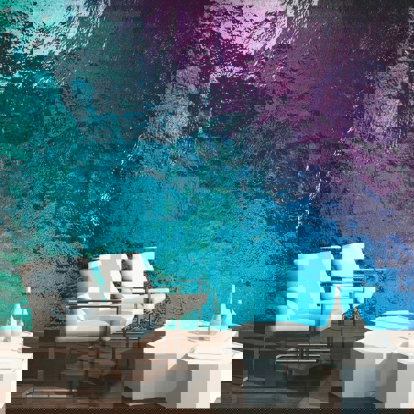 Origin Murals Coloured Glass Wall Mural - Lapis