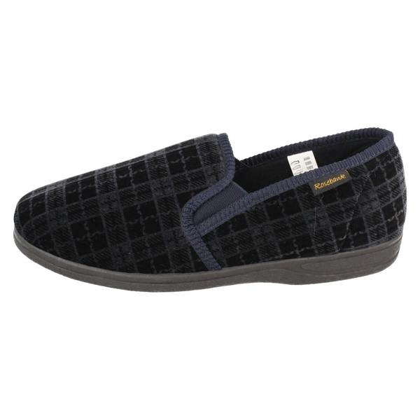 Rosebank Mens Rosebank Twin Gusset Indoor Slippers Jack