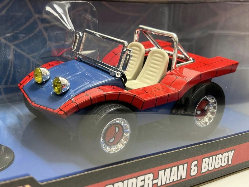 Jada Marvel Spiderman Figure and Buggy 1:24 Scale 33729 253225030