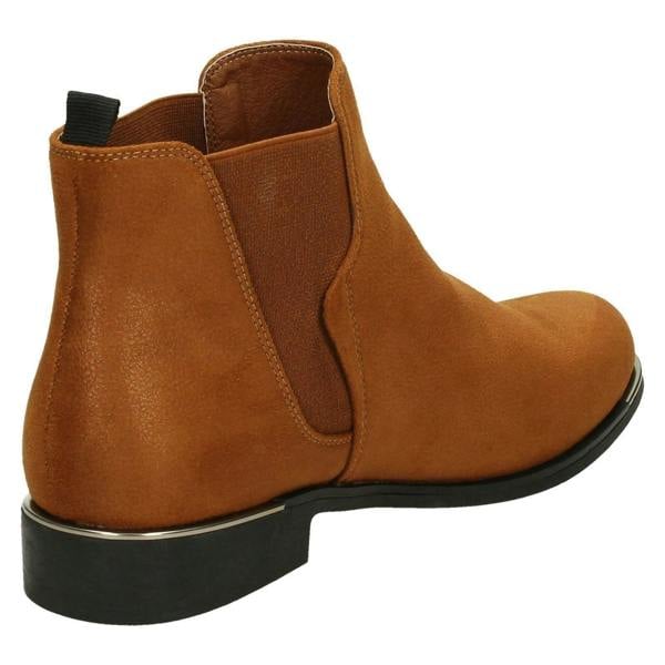 Down to Earth Ladies Down To Earth Low Heel Ankle Boots F50957