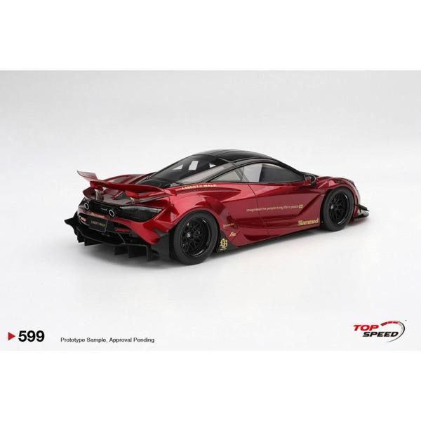 MCSlots McLaren 720S LB Works Gem Red 1:18 Scale Topspeed TS0599