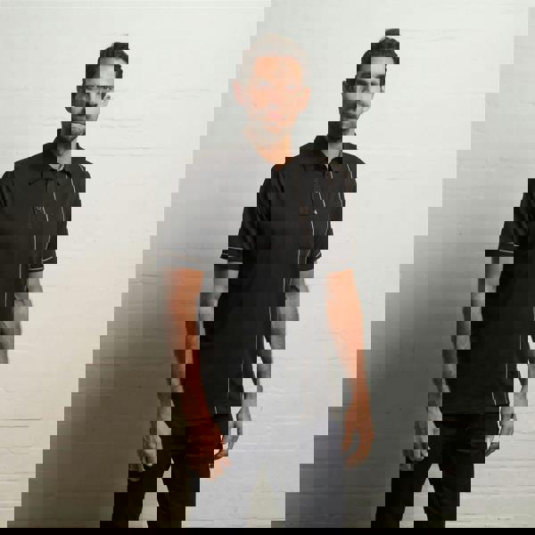 Gabicci G55X02 Short Sleeve Jersey Shirt Gabicci Classic BLACK