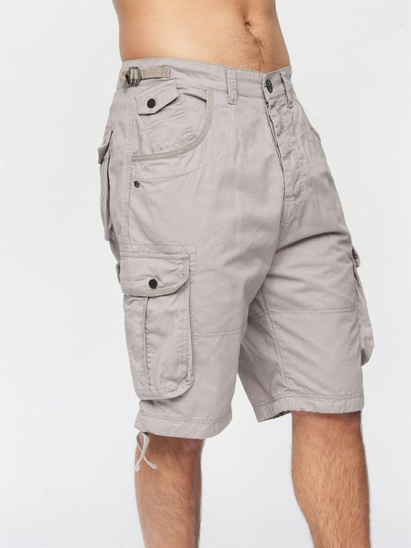 Crosshatch Jimster Combat Shorts Light Grey