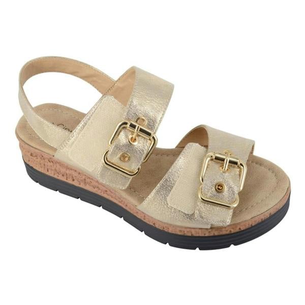 Cipriata Womens/Ladies Milia Sandals - Gold - 