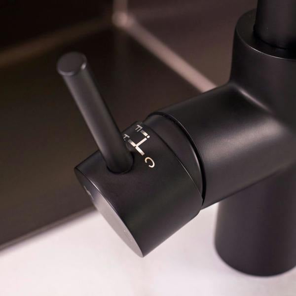Impromta 4 in 1 Biometric Boiling Water Tap | Matt Black Finish