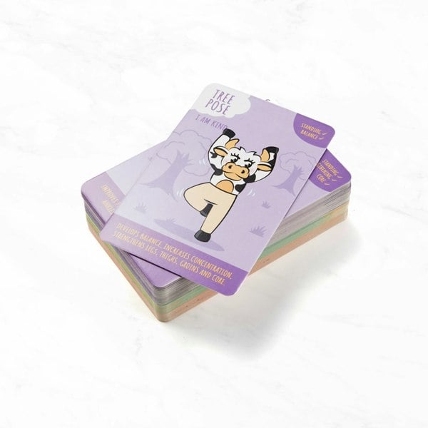 Myga Kids Yoga Cards – 52 Illustrated Yoga & Mindfulness Cards
