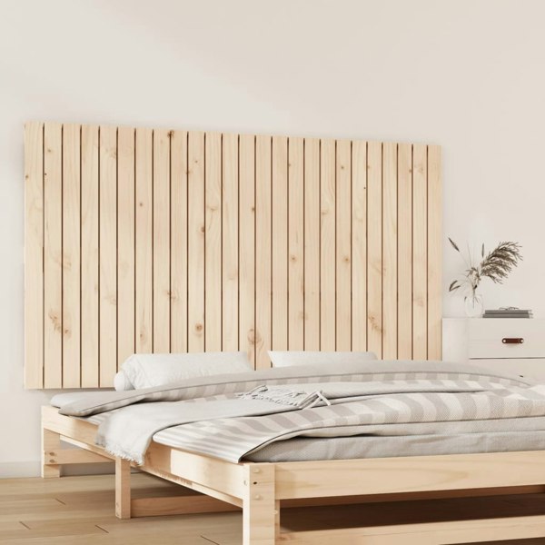 Berkfield Wall Headboard 159.5x3x90 cm Solid Wood Pine