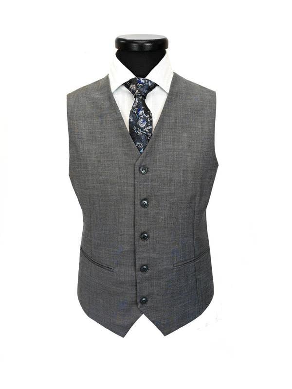 Grey Slim Fit 3-Piece Suit