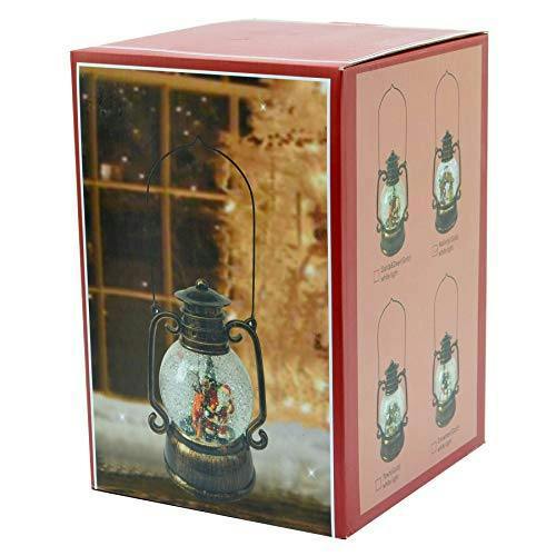 3cm Musical LED Water Filled Swirling Glitter Nativity Lantern Light image 5