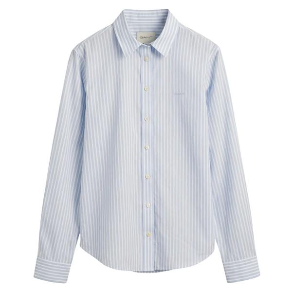 Gant Womens/Ladies Summer Button-Down Shirt - Light Blue - 