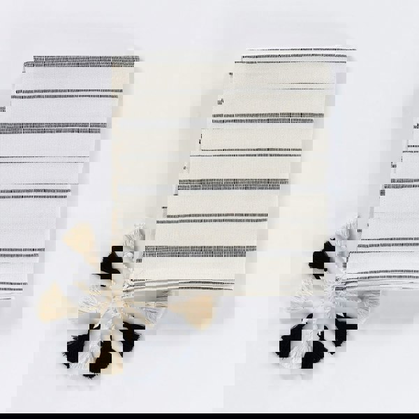 Cotton Tasselled Throw, Off-White