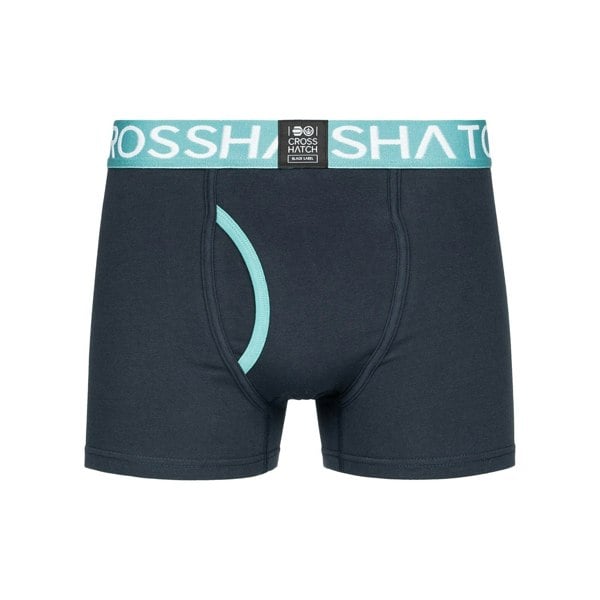 Crosshatch Linamo MVE Open Fly Boxers 3pk Teal