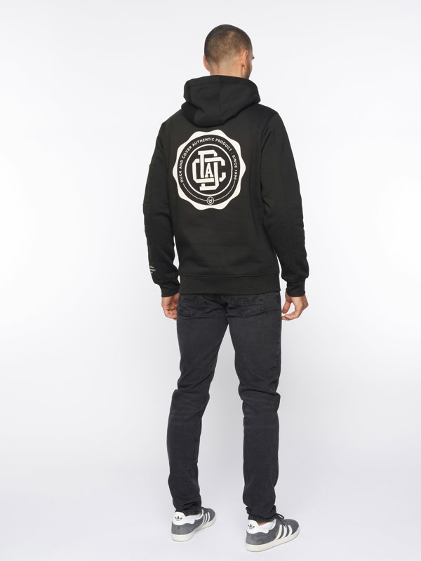 Duck and Cover Keyaan Hoodie - Black