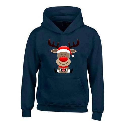 Kids XMS2 \"Sitting Reindeer\" CustomPX Hoodie
