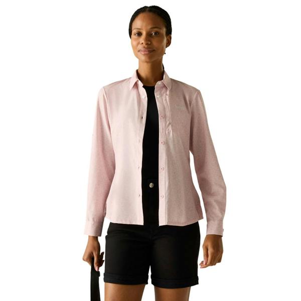 Regatta Womens/Ladies Travel Light Petal Anti-Insect Shirt - Pink Haze - 
