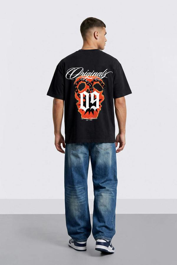 London Attitude Originals 09 Oversized Heavyweight Printed T-Shirt