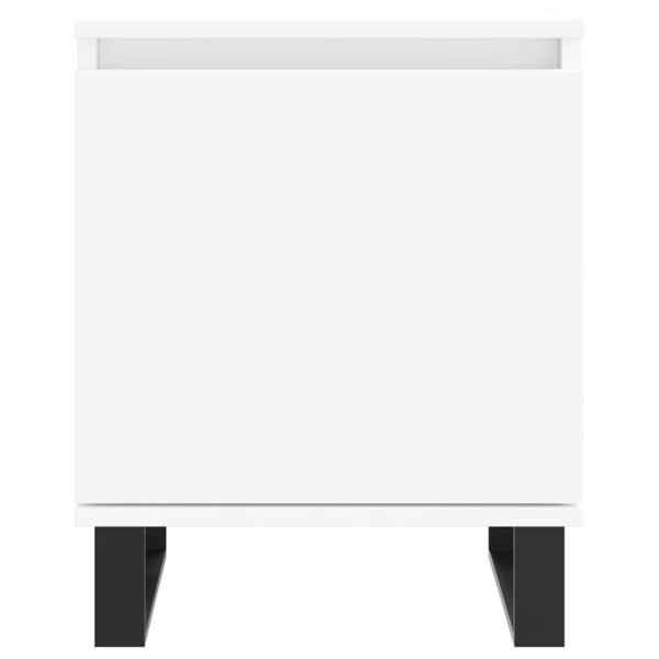 Berkfield Bedside Cabinets 2 pcs White 40x30x50 cm Engineered Wood