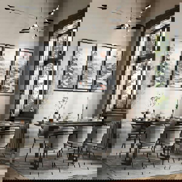 Modern Living Room Art | Set of 3 Asian Inspired Wall art Prints