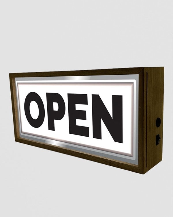 Light Box Open Sign